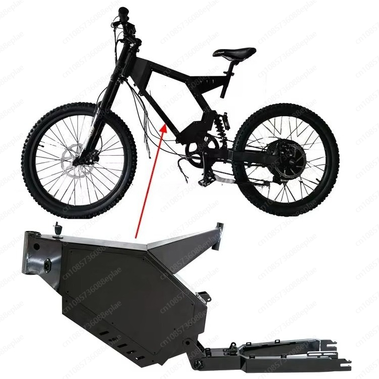 8000W Stealth Bomber Ebike - Rama roweru elektrycznego Stealth Bomber, pełne