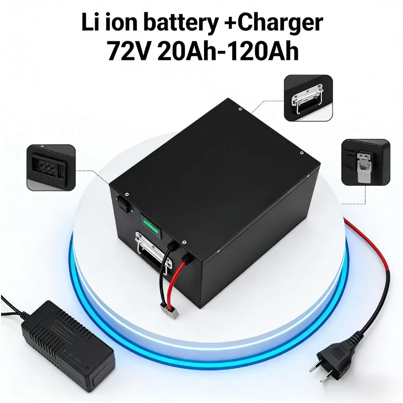 60V 30Ah Electric Scooter Battery - Akumulator litowo-jonowy 17S 60V 20Ah-120Ah, bateria