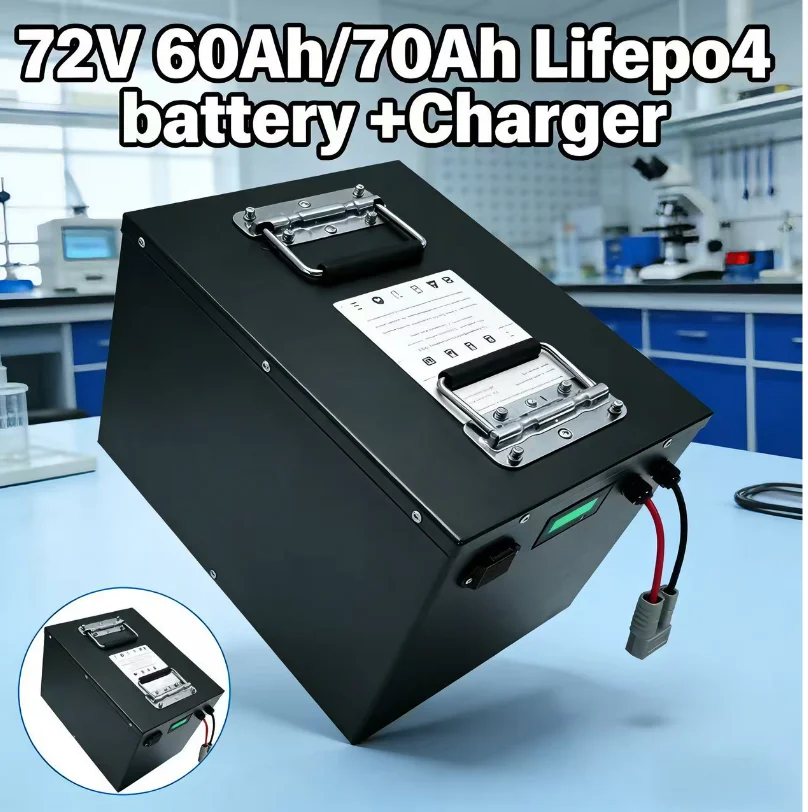 72V 60Ah Lifepo4 Battery Pack - Wytrzymały akumulator 72V LiFePO4 – 60Ah/70Ah,