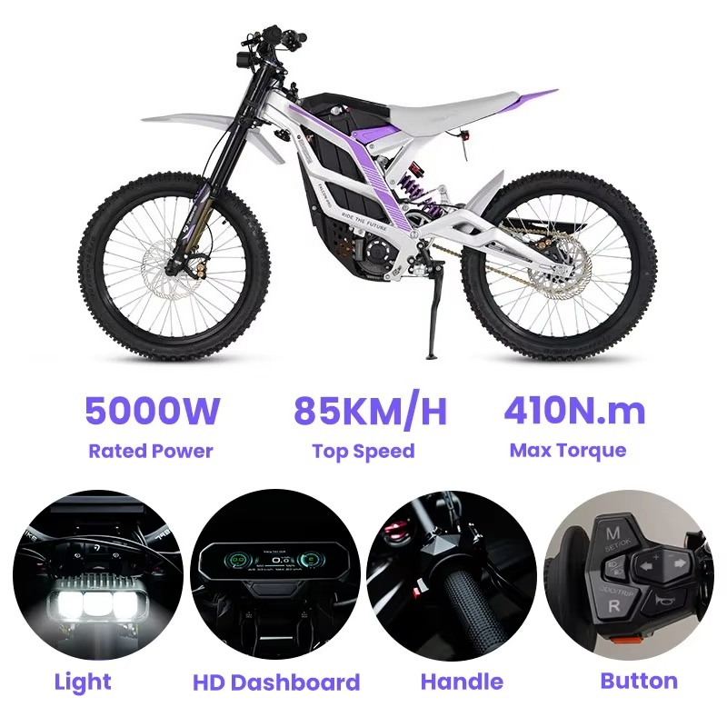 SXLL 79 Bike 72V 35Ah Elektryc – 72V 12000W Electric Dirt Bike recenzja i cena