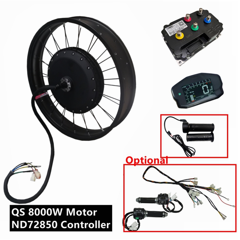 Zestaw do ebike'a NBpower/QS27 – Qs273 Hub Motor 8000W 72V recenzja i cena