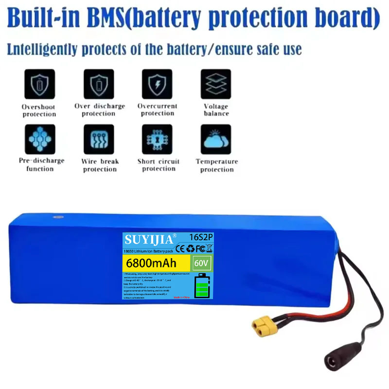 Akumulator litowy 16S2P, 60V,  – 60V 30Ah Electric Scooter Battery recenzja i cena