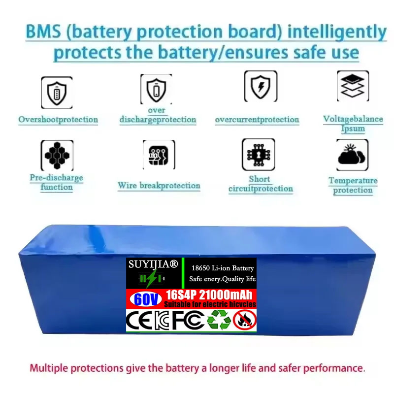 Nowy akumulator litowy 60V 21A – 60V 30Ah Electric Scooter Battery recenzja i cena