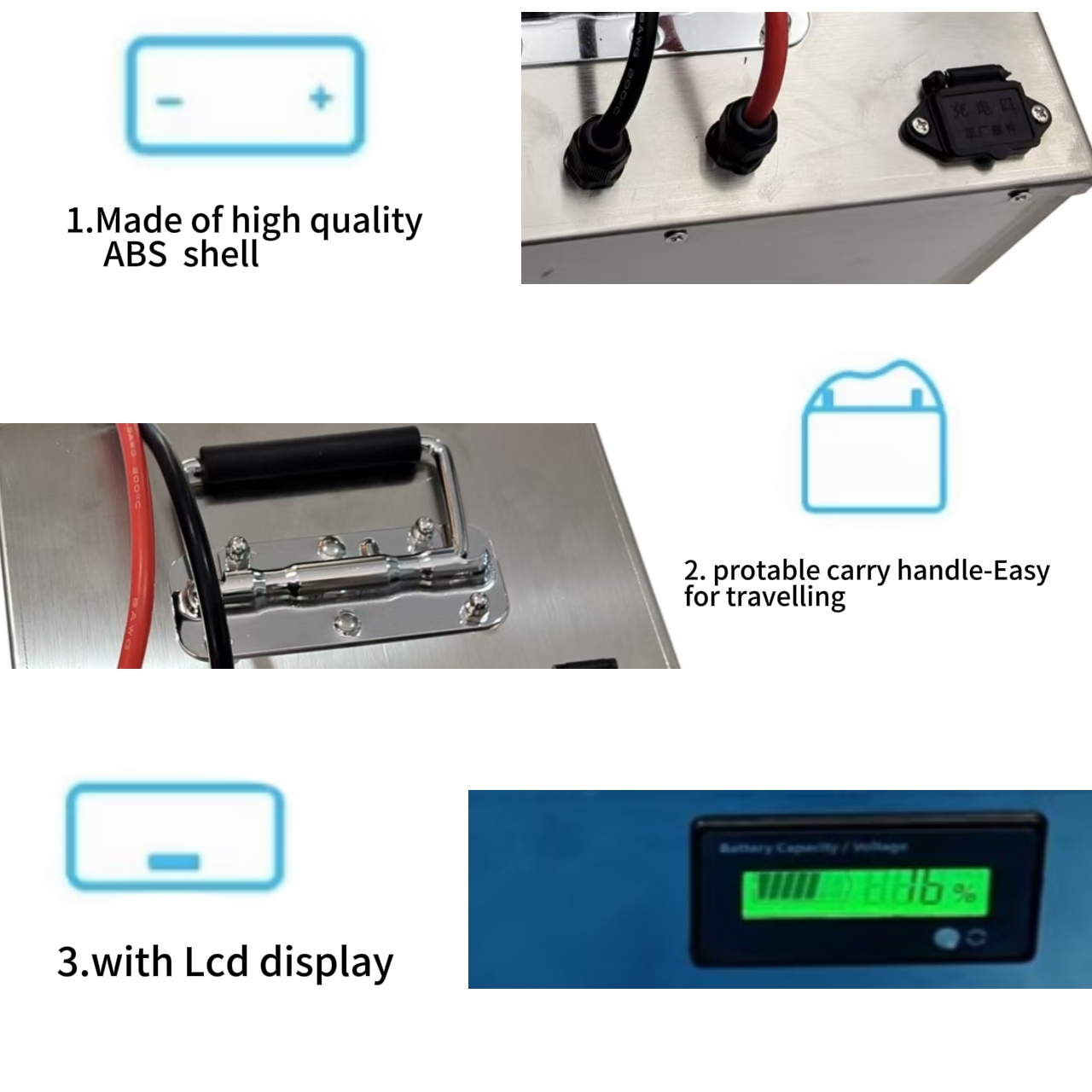 Akumulator litowo-żelazowo-fos – 72V 60Ah Lifepo4 Battery Pack recenzja i cena
