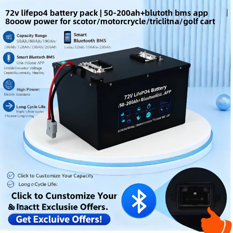 Akumulator 72V LiFePO4 50Ah-20 – 72V 60Ah Lifepo4 Battery Pack recenzja i cena