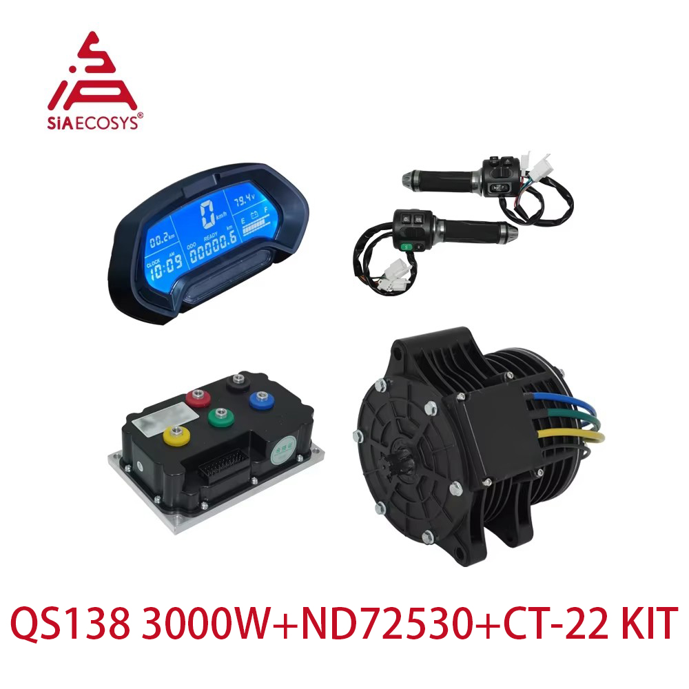 Zestaw silnika centralnego QS1 – Mid Drive Motor Kit 72V 3000W recenzja i cena