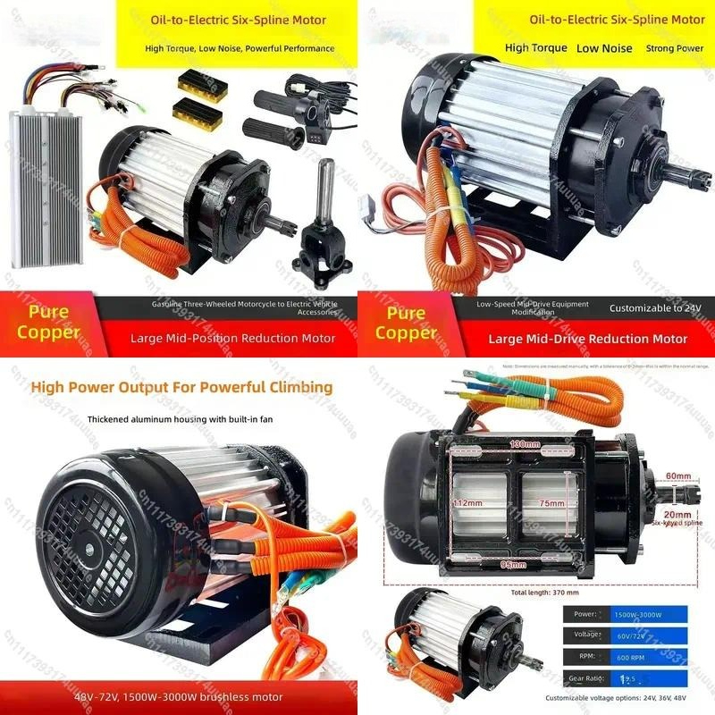Zestaw do konwersji motocykla  – Electric Motorcycle Conversion Kit 72V recenzja i cena