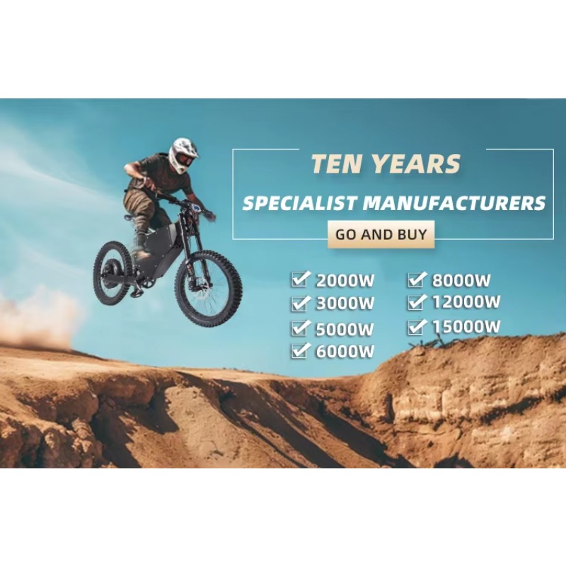 Wysokowydajny rower enduro Ebi – 72V 12000W Electric Dirt Bike recenzja i cena