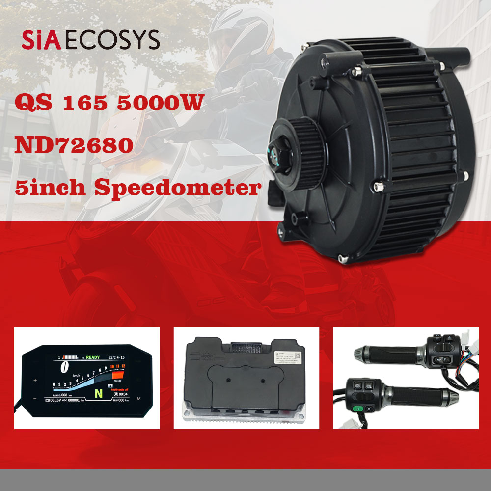 SiAECOSYS QS165 5000W 72V 35H  – Electric Motorcycle Conversion Kit 72V recenzja i cena