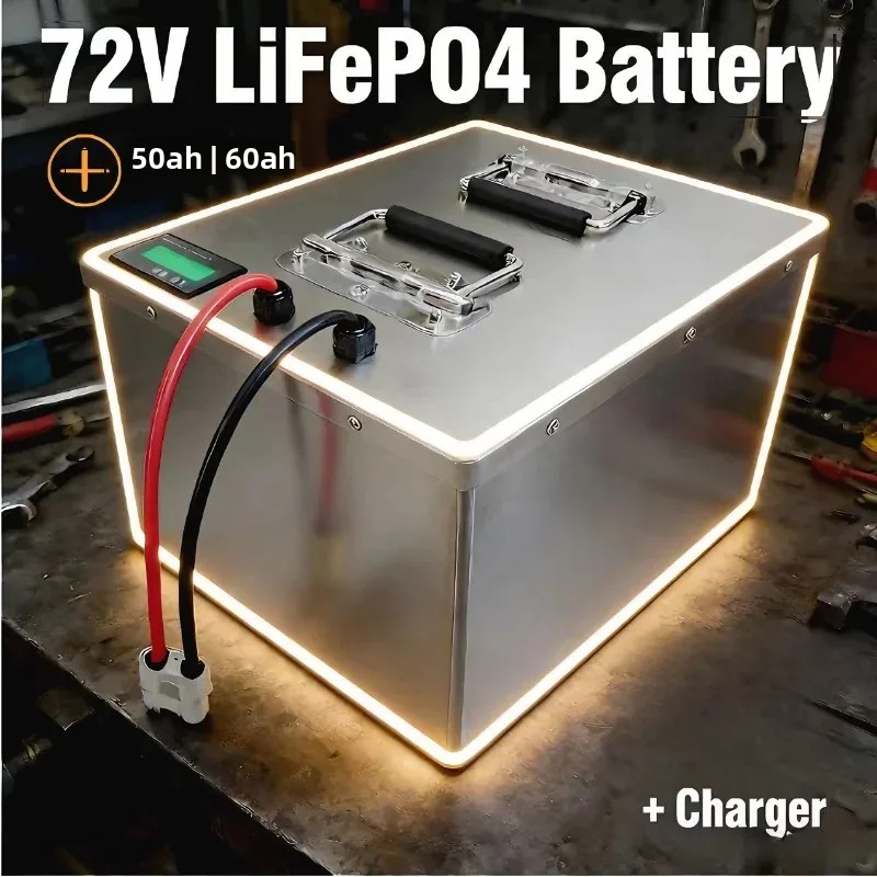 Akumulator litowo-żelazowo-fos – 72V 60Ah Lifepo4 Battery Pack recenzja i cena